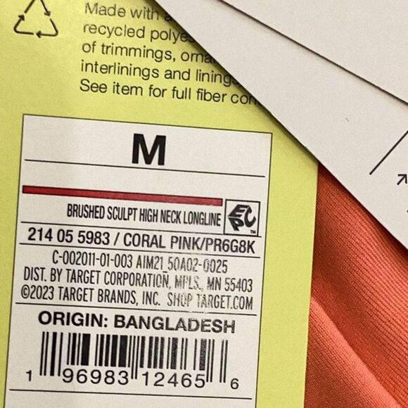 NWT Women's Light Support Brushed Sculpt High-Neck Sports Bra - All in Motion - Picture 5 of 11